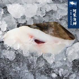 【阿家海鮮】比目魚切片(格陵蘭鱈魚片)310g±5%/片(30%冰)- 有肚洞
